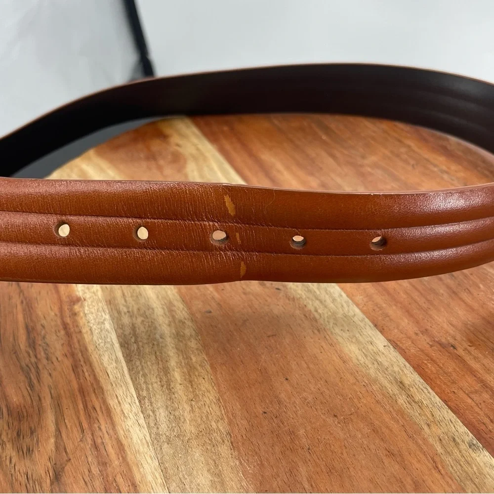 Johnston and Murphy Brown‎ Leather Belt Sz 36